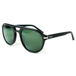 
Binocle Eyewear Lunettes de soleil Bradley Shiny Black Grey Green Polarized   Présentation