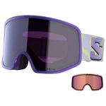 
Salomon Masque Sentry Pro Ultra Violet Qst Sigma Sky Blue + Sigma Light Blue  Présentation