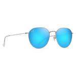 
Maui Jim Lunettes de soleil Kauwela Crystal Shiny Silver Blue Hawaii MauiPure  Présentation