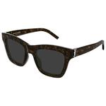 
Saint Laurent Lunettes de soleil SL M156 002 Medium Havana Grey  Présentation