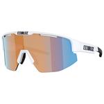 
Bliz Lunettes de soleil Matrix Small Matte White Nano Optics Nordic Light Coral Orange Blue Multi  Présentation