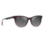 
Maui Jim Lunettes de soleil Lonomea Shiny Trans Dark Purple Lilas Neutral Grey Minéral Superthin  Présentation