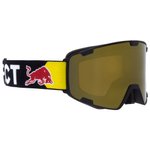 Red Bull Spect Masque de Ski Park Matt Black Brown Gold Mirror Présentation