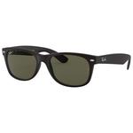 
Ray Ban Lunettes de soleil RB2132 New Wayfarer Classic Mat Rubber Black Green G-15 