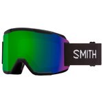 Smith Masque de Ski Squad Black Chromapop Green Mirror Présentation
