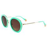 
Binocle Eyewear Lunettes de soleil Olivia Shiny Gold Pastel Green Gradient Grey Polarized  Présentation