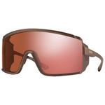
Smith Lunettes de soleil Pursuit Matte Gold Dust Chromapop Glacier Photochromic Rose Gold Mirror + Clear  Présentation