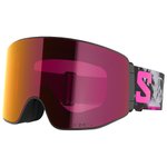 
Salomon Masque Sentry Prime Black Echo Sigma Poppy Red + Sigma Light Blue  Présentation