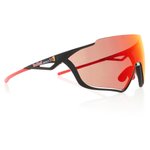 
Red Bull Spect Lunettes de soleil Pace Shiny Black Smoke Red Mirror  