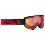 
AZR Masque Snow Otg Noire Mate Irisé Rouge Multicouche  Présentation