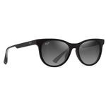
Maui Jim Lunettes de soleil Lonomea Shiny Black Neutral Grey Minéral Superthin  Présentation