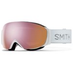 Smith Masque de Ski I/O Mag S White Chunky Knit Chromapop Everyday Rose Gold Mirror + Chromapop Storm Rose Flash 