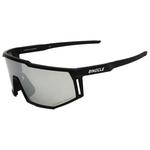 
Binocle Eyewear Lunettes de soleil Horizon Shiny Black Silver Mirror Polarized  Présentation