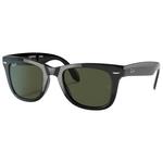 
Ray Ban Lunettes de soleil RB4105 Folding Wayfarer Classic Polished Black Green G-15 
