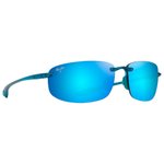 
Maui Jim Lunettes de soleil Hookipa Shiny Transparent Blue Blue Hawaii MauiPure  Présentation