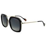 
Binocle Eyewear Lunettes de soleil Diana Shiny Gold Black Gradient Grey Polarized  Présentation