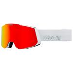
100% Masque Snowcraft Essential White Hiper Red Mirror + Hiper Turquoise Mirror  Présentation