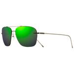 
Revo Lunettes de soleil Air 3 Satin Gunmetal Serilium Dark Green Photochromic Polarized  Présentation