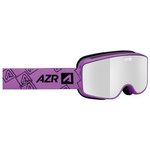 
AZR Masque Winter Jr Violet Vernie Orange Silver  Présentation