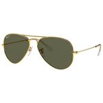 
Ray Ban Lunettes de soleil RB3025 Aviator Classic Polished Gold Green G-15 Polar 