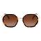 
Binocle Eyewear Lunettes de soleil Angela Shiny Gold Tortoise Gradient Brown Polarized  Présentation