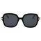 
Binocle Eyewear Lunettes de soleil Marbella Shiny Gold Black Gradient Grey Polarized  Présentation