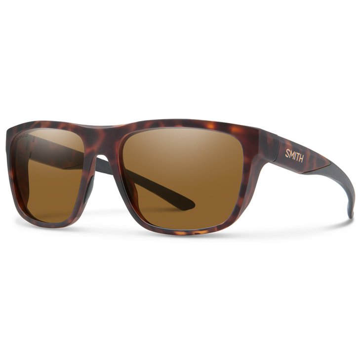 Smith Lunettes de soleil Barra Matte Tortoise Chromapop Glass Polarized Brown Présentation