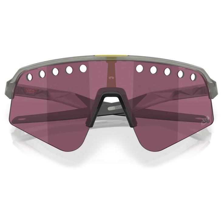 
Oakley Lunettes de soleil Sutro Lite Sweep Tdf Matte Grey Ink Prizm Road Black  Présentation