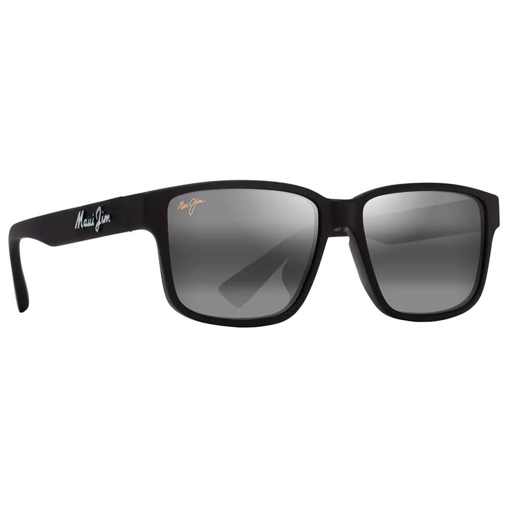 Maui Jim Lunettes de soleil Kuniahi Asian Fit Matte Black Neutral Grey MauiPure Présentation