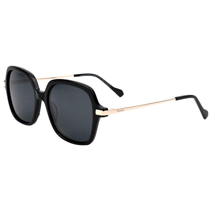 Binocle Eyewear Lunettes de soleil Marbella Shiny Gold Black Gradient Grey Polarized Présentation