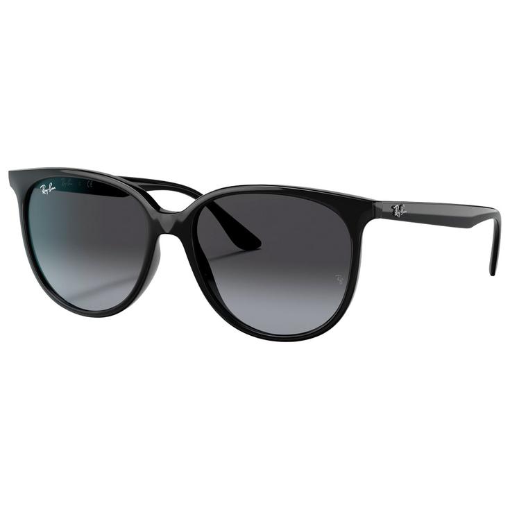 Ray Ban Lunettes de soleil RB4378 Polished Black Gradient Grey